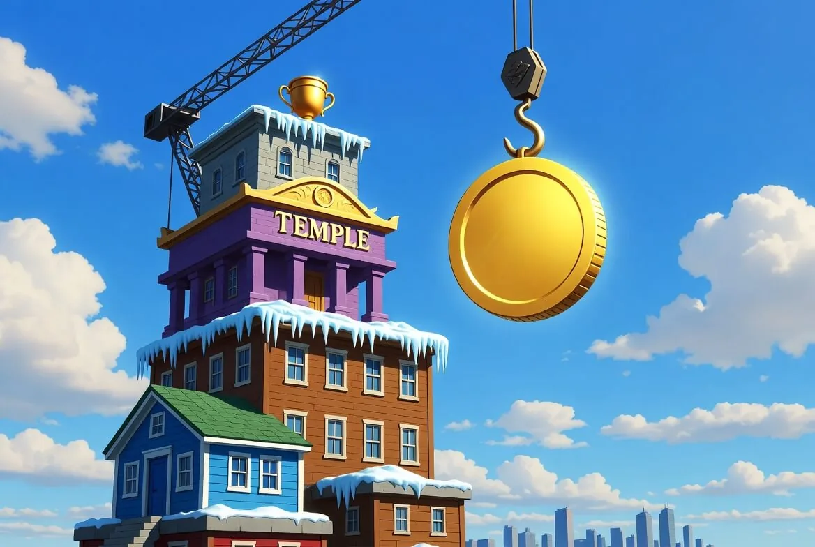 Tower Rush demo gameplay showing a partly built tower and multiplier